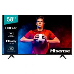 Televisor Hisense 58" | 58A6HV | 4K UHD | VIDAA | DTS Virtual X  | Sport Mode | Dolby Vision Atmos