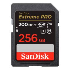 Tarjeta de memoria SD | 256GB | SD10 | Extreme Pro| 200MBs