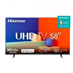 Televisor Hisense 58" | 58A6KV | SMART TV 4K | VIDAA | Direct full array | Dolby Vision Atmos