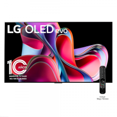 Televisor LG OLED Evo 55'' G3 | 4K | Smart TV con ThinQ AI | Procesador α9 AI 4K Gen6
