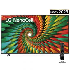 Televisor LG NanoCell 86'' NANO77 4K SMART TV con ThinQ AI
