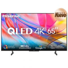  Televisor QLED Hisense 65" A7K Plus | UHD | Smart TV | Google Tv