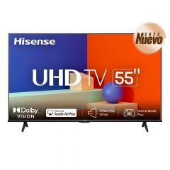 Televisor 55" Hisense | UHD 4K | VIDAA | AirPlay Ready | Dolby Vision | Bluetooth | 2 Años de Garantía