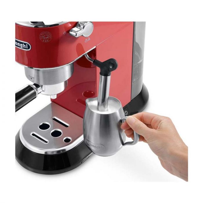 Máquina de espresso de 15 bares DeLonghi Dedica - Rojo