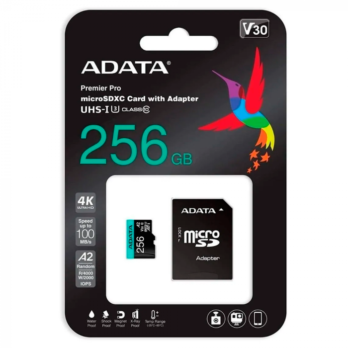 Memoria micro Sd 256gb + adaptador Addlink –