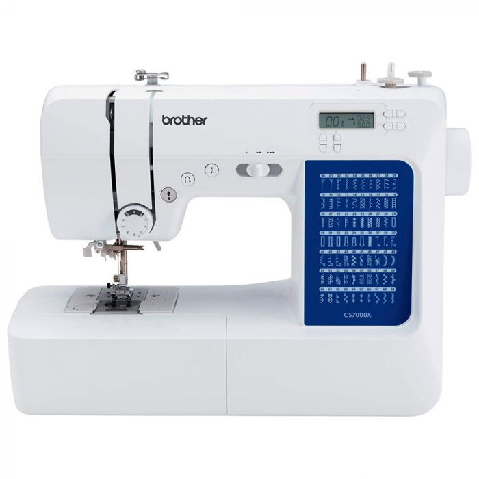 Máquina de coser computarizada de 70 puntadas con mesa ancha