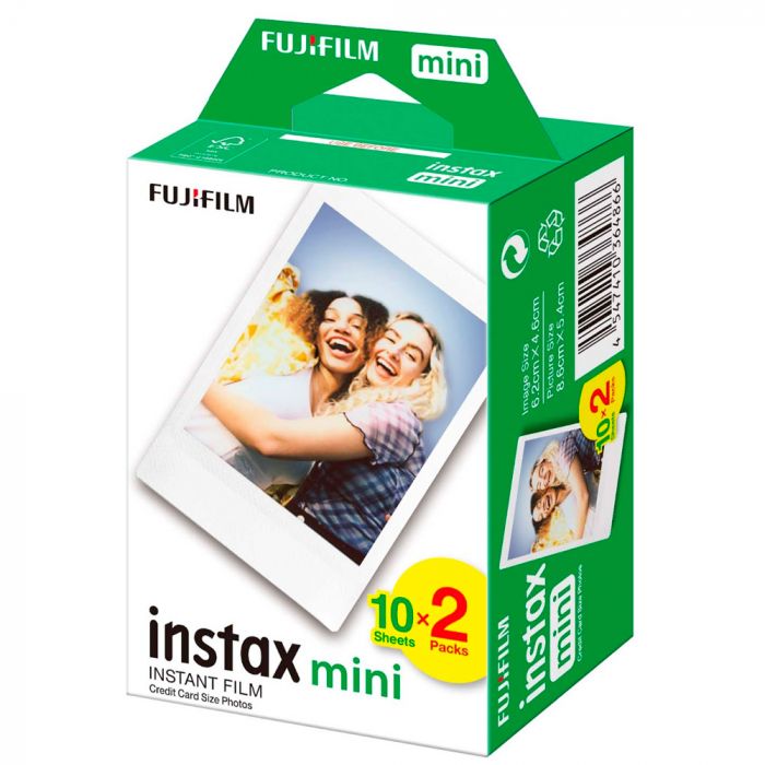 Papel fotografico Fujifilm para Instax Mini | 2 Pack