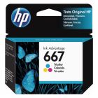 Cartucho de tinta HP 667 | Tricolor 