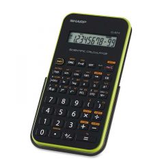 SHARP | Calculadora Cientifica | 131 Funciones | 10 Digitos |  Negro/Verde