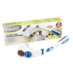 HoMedics  HHP-150 | Masajeador de mano de punta contorneada  de masajeador | Azul