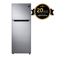 Refrigerador top freezer Samsung | Twin Cooling Plus | Congelador y refrigerador convertible | Plata