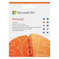 Microsoft 365 Personal | 1 Usuario | Licencia Física | 1 año de suscripción