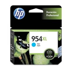 Cartucho de tinta HP 954XL Cian Original (L0S62AL) Para HP Deskjet 7740, 7720, 8710, 8720, 8730, 8210