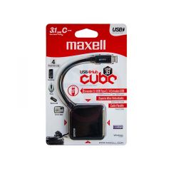 USB Maxell Multipuerto Hub Cube | Tipo - C - Negro