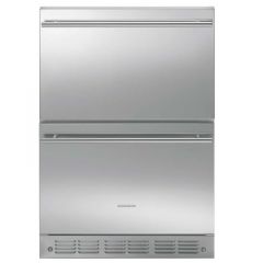 Módulo de refrigerador Monogram de doble cajón | 24" | 5.0 p3 | Iluminación LED | Acero Inoxidable