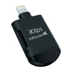 Lector de tarjeta MicroSD iKlips miReader 4K | Negro