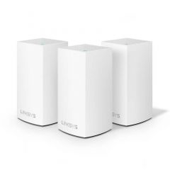 Sistema Wi-Fi Para Todo El Hogar Linksys Velop Wi-Fi Intelligent Mesh Doble Banda Ac3900 (Paquete De 3) - Blanco