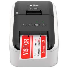 Impresora de etiquetas profesional | Brother QL-800 | Alta velocidad | función de impresión rápida | Imprime 2 colores Rojo y Negro