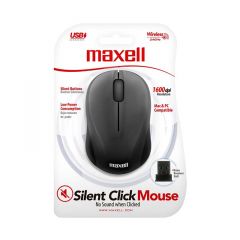 Mouse Maxell Silent Click - Negro