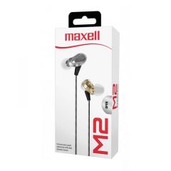 Audífonos Alámbricos Maxell EB-PRO M2 Ear-Buds  - Plateado