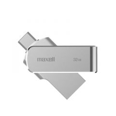 Memoria USB OTG Maxell 32 GB Micro-Conector  - Plateado