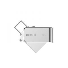 Memoria USB Maxell 32 GB Tipo-C  - Plateado