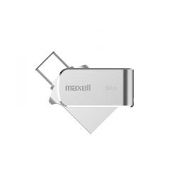 Memoria USB Maxell 64 GB Tipo-C  - Plateado