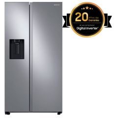 Refrigerador Side By Side  22 p3 | Dispensador Agua | Inverter | Gris