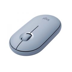 Logitech Pebble M350 Mouse Inalambrico con Bluetooth o USB, Silencioso, Delgado con Click Silencioso para Laptop, Notebook, PC  y Mac - Azul