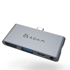 Adam Elements CASA Hub i4 USB C 4 in 1 Hub for iPad Pro   Space Gray