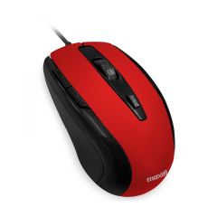 MOWR 105 OPTICAL MOUSE FIVE BUTTON  Red
