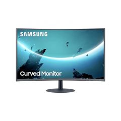 Monitor Samsung 24" (23.6") FHD Curvo 1000R | 75Hz | AMD Freesync | 16:9 | 250CD/M² | 1 VGA + 1 HDMI + 1 DisplayPort | Gris Oscuro