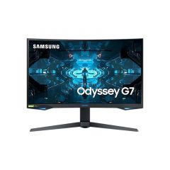 Samsung | Monitor para juegos |  Odyssey G7 de 27" | con pantalla curva 1000R | Negro