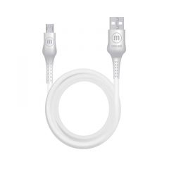 MAXELL | CB JEL|  MICRO | 4FT | USB TO MICROB JELLEEZ CABLE | BLANCO