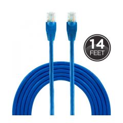 Jasco | Cable CAT6 | 14 PIES | 4.26MT | Sopora 1GBPS A 250MHZ | Azul
