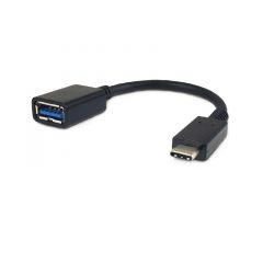 Jasco | Adaptador USB C A USB A | Hembra  Compatible Con MAC Y WINDOWS | Negro
