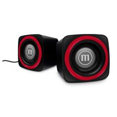 Speakers USB Gaming Stereo Maxell  Para PC RGB Negro