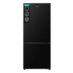 Refrigerador Hisense Bottom Mount | 15 ft³ | 420 L | Inverter | Multi Air Flow | Puertas Reversibles | Control Digital | Luz LED | Negra
