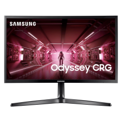  Monitor Gaming Samsung 24" CRG5 | Pantalla Curvo | 144Hz | AMD Freesync | 1800R Curvature | 3,000:1 | Full HD | Negro