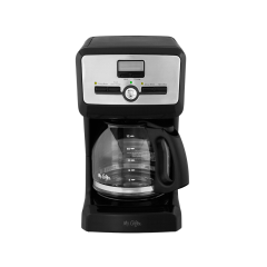 Cafetera Mr.Coffee programable de 12 tazas con selector de potencia de preparacion