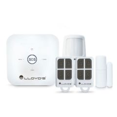 Sistema de alarma inalambrica Wi Fi y GSM Lloyds | Blanco