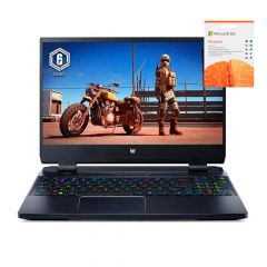 Bundle Laptop Acer Predator Helios 300 PH315-55-79KW | Intel Core i7 12700H de 3 5Ghz | 16GB | 512GB SSD | 15.6"  FHD IPS  | 165Hz refresh | RTX 3060 + Microsoft 365 Personal