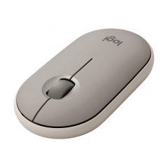Mouse inalámbrico Logitech Pebble M350 Color Arena, USB inalámbrico o Bluetooth