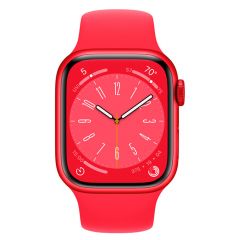 Apple Watch Series 8 | GPS |  41mm | Caja de Aluminio Rojo | Correa deportiva Roja 