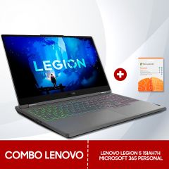 LAPTOP LENOVO Legion 5 15IAH7H | Core i7 12700H|  16GB RAM |  512GB | RTX + Incluye Microsoft 365 Personal