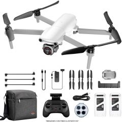 EVO Lite+ Drone Premium Bundle| Tiempo de vuelo max 40min | Camara 20MP |Sensor CMOS de 1" | Inlcuye 2 baterias + 3 Helices + Control remoto + estuche | Blanco  
