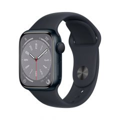 Apple Watch Series 8 | GPS | 41mm | Midnight Aluminum Case|  Midnight Sport Band