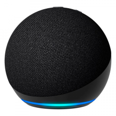  Echo Dot (5.ª generación, modelo de 2022) | Parlante inteligente con Alexa | Negro Carbon