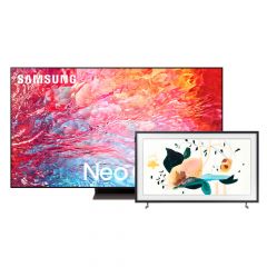 Bundle Samsung | SMART TV 55" | QN700B | NEO QLED 8K | TECNOLOGÍA QUANTUM MATRIX | QUANTUM HDR 32X + QLED 32” SAMSUNG THE FRAME TV