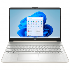 HP Laptop 15-ef1508la, Windows 11 Home, 15.6", AMD Ryzen™ 3, 8GB RAM, 256GB SSD, HD, Oro pálido